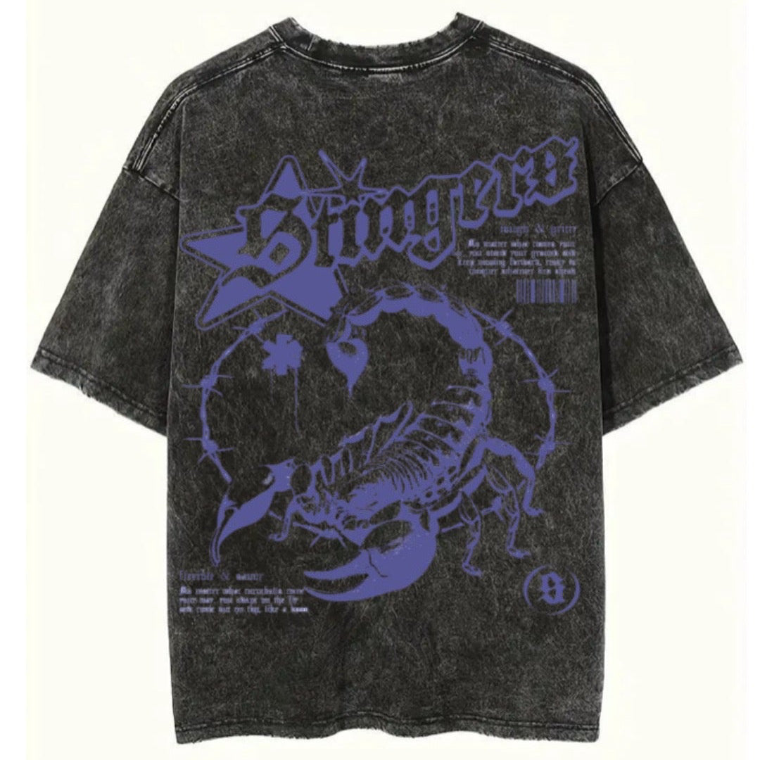 Acid wash oversize Tshirt